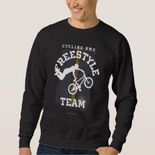 Sweatshirt Vélo BMX Freestyle Drapeau de Nauru Cyclisme Vélo