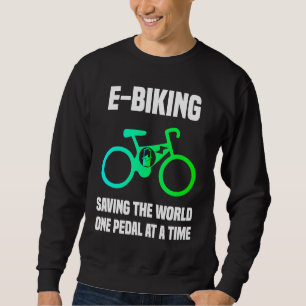 Sweatshirt Vélo électrique Vélo électrique à pédales disant