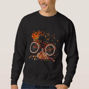 Sweatshirt Vélo Rétro Thanksgiving Avec Belle Automne L