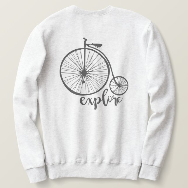 Sweatshirt Vélo vintage (Design dos)