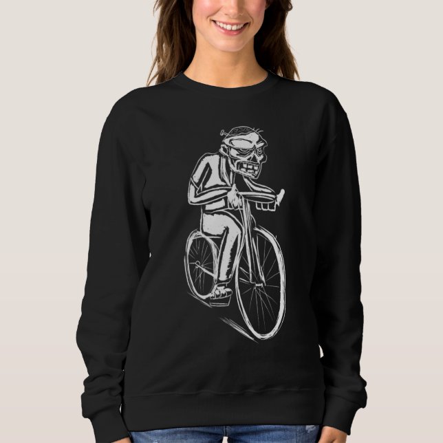 Sweatshirt Vélo Zombies Vélo Halloween Costume (Devant)