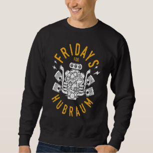 Sweatshirt Vendredi Pour Hubraum Car Tuning Climate Change Pa