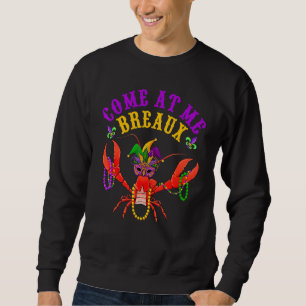 Sweatshirt Venez À Me Breaux Crawfish Mardi Gras Outfit Kid M