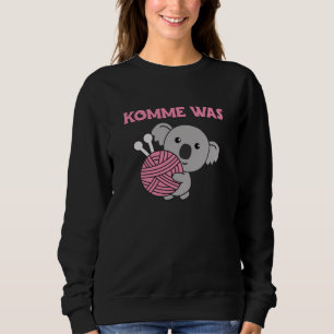 Sweatshirt Venez Sur Ce Knit En Laine Cute Koala Avec Laine
