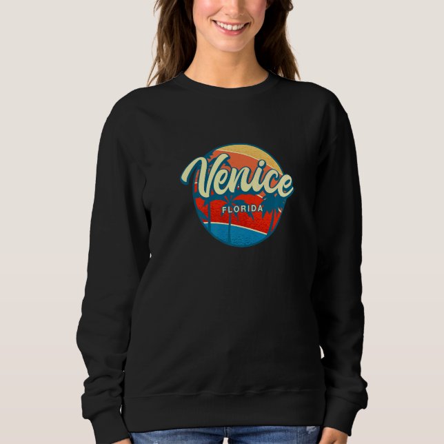 Sweatshirt Venice Florida Summer Fl Tropical Us Cities Beach (Devant)