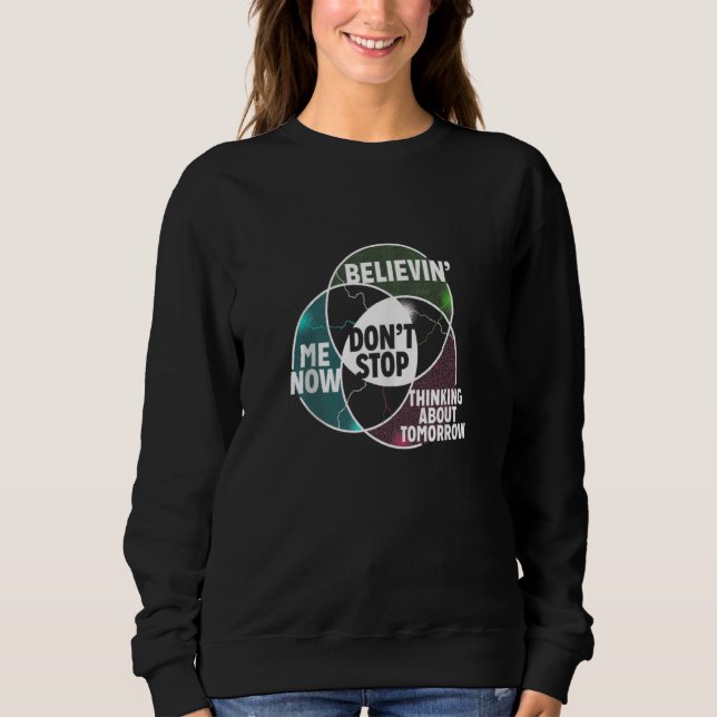 Sweatshirt Venn Diagram Don't Stop Algebra Math (Devant)