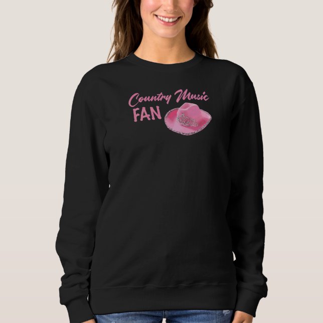 Sweatshirt Ventilateur de musique country (Devant)