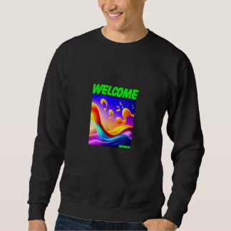 Sweatshirt Venustas Art Bienvenue Bonheur