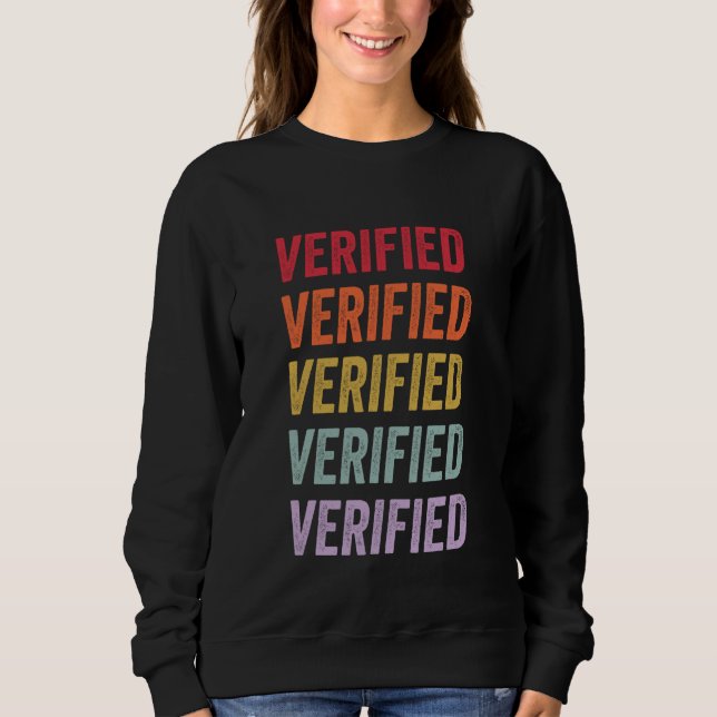 Sweatshirt Verified (Devant)