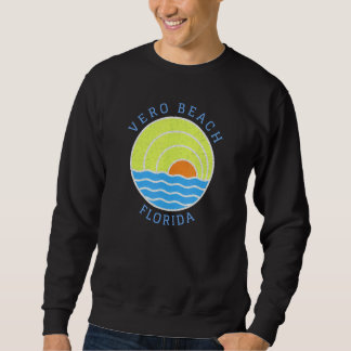 Sweatshirt Vero Beach Retro Sunset