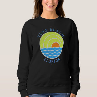 Sweatshirt Vero Beach Retro Sunset
