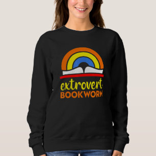 Sweatshirt Vers de livre Extrovert - Lecture amusante du livr