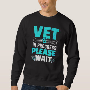Sweatshirt Vet En Cours Chargement Animal Doctor Future Veter