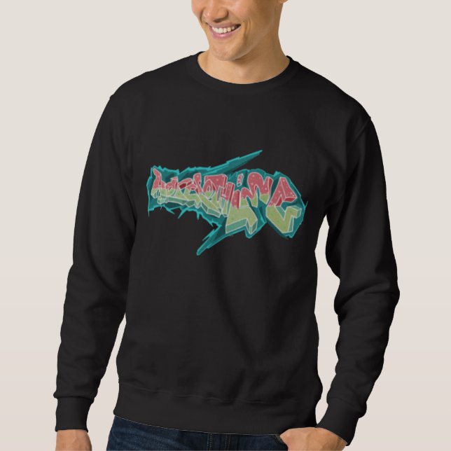Sweatshirt Vêtements de cire vieux hip hop de l'école (Devant)