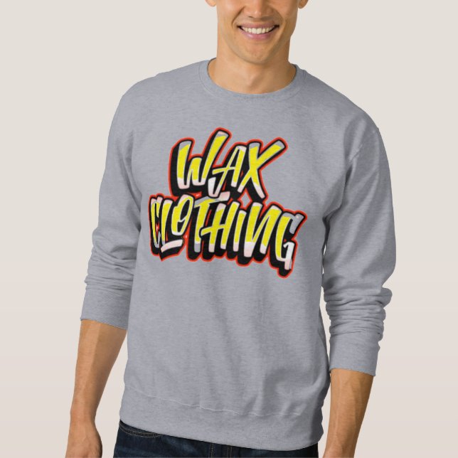 Sweatshirt Vêtements de cire vieux hip hop de l'école (Devant)