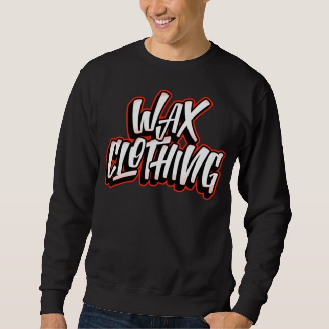 Sweatshirt Vêtements de cire vieux hip hop de l'école (Devant)