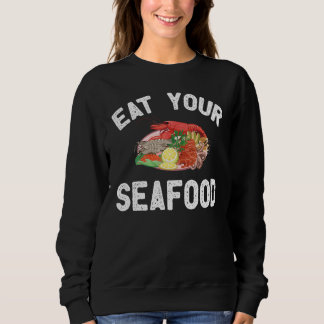 Sweatshirt Vêtements de fruits de mer Conception de fruits de