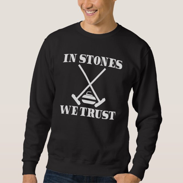 Sweatshirt Vêtements de l'équipe de curling de curling (Devant)