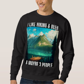 Sweatshirt Vêtements de randonnée Bière et randonnée bière de