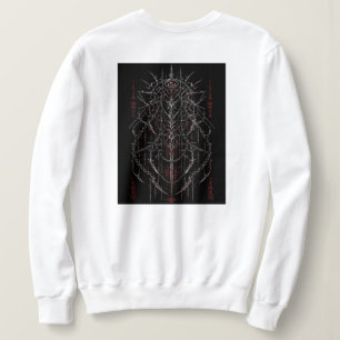 Sweatshirt Vêtements de rue occultes à œil rouge Cybersigilis