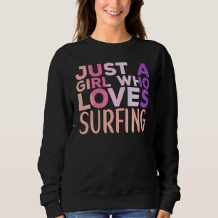 Sweatshirt Vêtements de surf pour surfer Surf d'onde pour fem