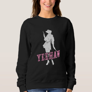 Sweatshirt Vêtements occidentaux de musique country Yeehaw po