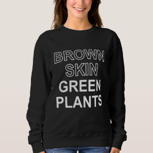 Sweatshirt Vêtements Plantes Brown vert peau