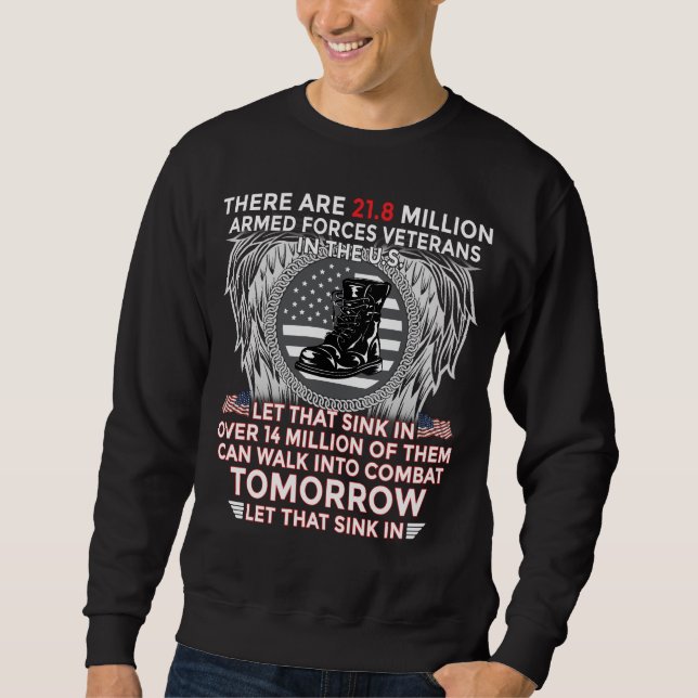 Sweatshirt vétéran des forces armées américaines (Devant)