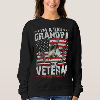 Sweatshirt Vétéran Papa Grand-Père Chemise Drôle Papa Grand-P