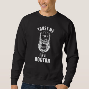 Sweatshirt Vétérinaire Gorilla Vet Tech Technicienne vétérina
