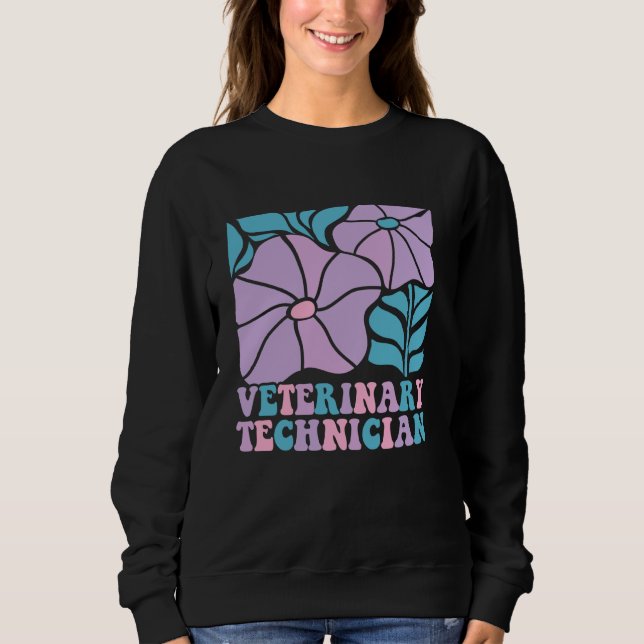 Sweatshirt Veterinarian Vet Tech Veterinary Assistant Technic (Devant)