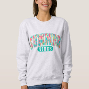Sweatshirt Vibes d'été Confort Décontracté de Plage