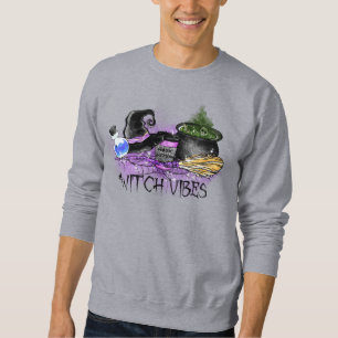 Sweatshirt Vibes sorcières - Café Halloween Éffrayant