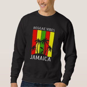 Sweatshirt Vibrations Reggae Hommes Femmes Jamaïque Musique R