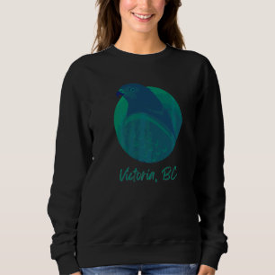Sweatshirt Victoria Bc Osprey Sea Green Raptor Ocean Bird