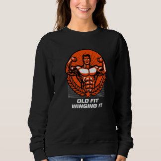 Sweatshirt Vieille forme au pif humour de sport salle de spor