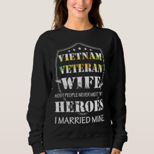 Sweatshirt Vietnam Vétérinaire Femme La Plupart Des Gens Ne R