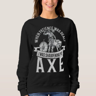 Sweatshirt Viking Warrior Ax Viking Valhalla Norse Mytholog