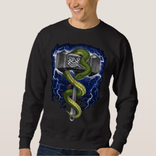 Sweatshirt Viking Warrior Hammer