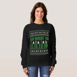 Sweatshirt Vilain pull de Noël Joyeux