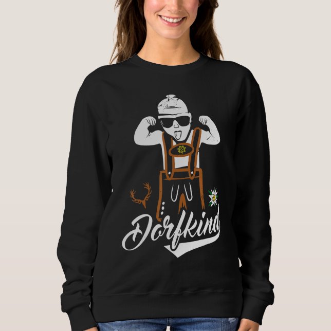 Sweatshirt Village cool Enfant Avec Pantalon En Cuir Bayern T (Devant)