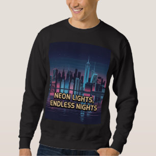 Sweatshirt Ville Qui Ne Dort Jamais New York