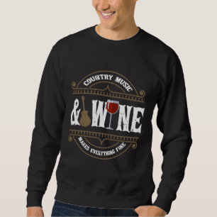 Sweatshirt Vin de musique country