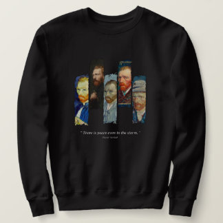 Sweatshirt Vincent Van Gogh portrait and qoute 
