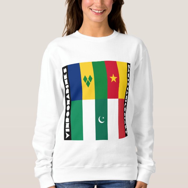 Sweatshirt Vinroonadines et Pakistanigérialy (Devant)