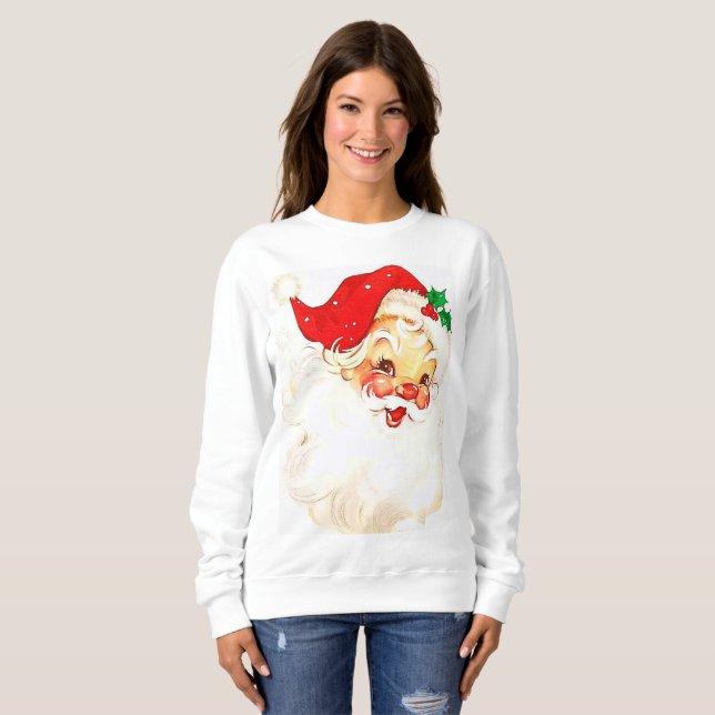 Sweatshirt Vintag Santa (Vorne ganz)