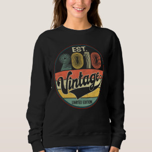 Sweatshirt Vintage 2010 Rétro 12 Ans D'Être Impressionnant 12