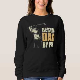 Sweatshirt Vintage Best Dad By Happy Fathers Day Golf