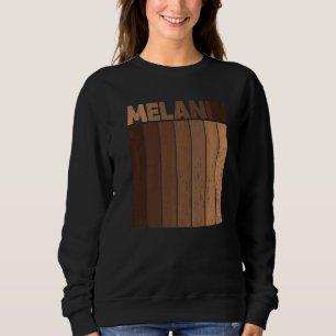 Sweatshirt Vintage Black Pride Blm Melanin Femmes Hommes Afro