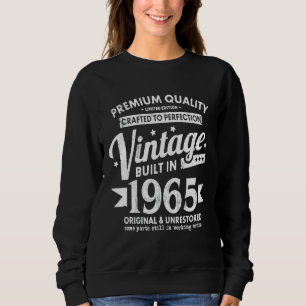Sweatshirt Vintage Construit En 1965 Anniversaire Anniversair